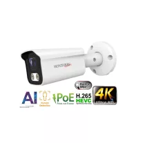 Monitorrs Security - 4K AI IP csőkamera mikrofonnal - 6378