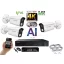 MS - 4K AI IP kamerarendszer 3 kamerával switchel 8 Mpix WT - 6378K3B