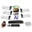 MS - 4K AI IP kamerarendszer 5 kamerával switchel 8 Mpix WT - 6378K5B
