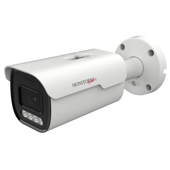 Monitorrs Security - AI Ip csőkamera 8 Mpix, PoE, Auto Focus, Motoros Zoom - 6380