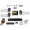 MS - 4k AI IP park kamerarendszer switchel 3 kamerával 8 Mpix - 6380K3B