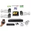 MS - 4k AI IP park kamerarendszer switchel 3 kamerával 8 Mpix - 6380K3B