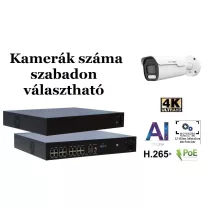   Monitorrs Security - AI IP park kamerarendszer 9-16 kamerával 8 Mpix - 6380K9-16