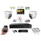 MS - AI Hybrid Light IP kamerarendszer 2 kamerával switchel 8 Mpix WD - 6481k2B