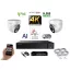 MS - AI Hybrid Light IP kamerarendszer 2 kamerával switchel 8 Mpix WD - 6481k2B