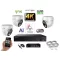 MS - AI Hybrid Light IP kamerarendszer 3 kamerával switchel 8 Mpix WD - 6481k3B
