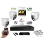MS - AI Hybrid Light IP kamerarendszer 3 kamerával switchel 8 Mpix WD - 6481k3B