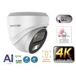 MS - AI Hybrid Light IP kamerarendszer 4 kamerával switchel 8 Mpix WD - 6481k4B