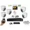 MS - AI Hybrid Light IP kamerarendszer 5 kamerával switchel 8 Mpix WD - 6481k5B