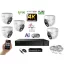 MS - AI Hybrid Light IP kamerarendszer 5 kamerával switchel 8 Mpix WD - 6481k5B