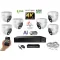 MS - AI Hybrid Light IP kamerarendszer 6 kamerával switchel 8 Mpix WD - 6481k6B