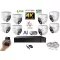 Monitorrs Security - AI Hybrid Light IP kamerarendszer 8 kamerával 8 Mpix WD - 6481k8