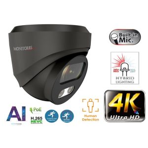 Monitorrs Security - AI Hybrid Light IP kamera 8 Mpix GDome - 6482