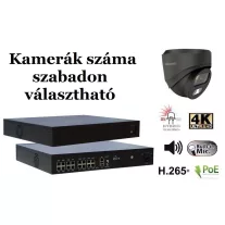   Monitorrs Security - AI Hybrid Light IP kamerarendszer 9-16 kamerával 8 Mpix GD - 6482k9-16