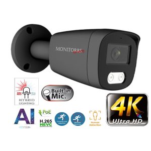 Monitorrs Security - AI Hybrid Light IP kamera 8 Mpix GTube - 6483