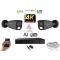 Monitorrs Security - AI Hybrid Light IP kamerarendszer 2 kamerával 8 Mpix GT - 6483k2