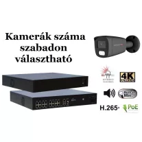   Monitorrs Security - AI Hybrid Light IP kamerarendszer 9-16 kamerával 8 Mpix GT - 6483k9-16