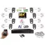 Monitorrs Security - AI Hybrid Light IP kamerarendszer 8 kamerával 8 Mpix WT - 6484k8