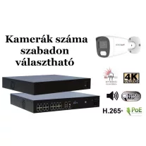   Monitorrs Security - AI Hybrid Light IP kamerarendszer 9-16 kamerával 8 Mpix WT - 6484k9-16