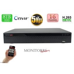 Monitorrs Security - 16 csatornás IP rögzítő - 6503