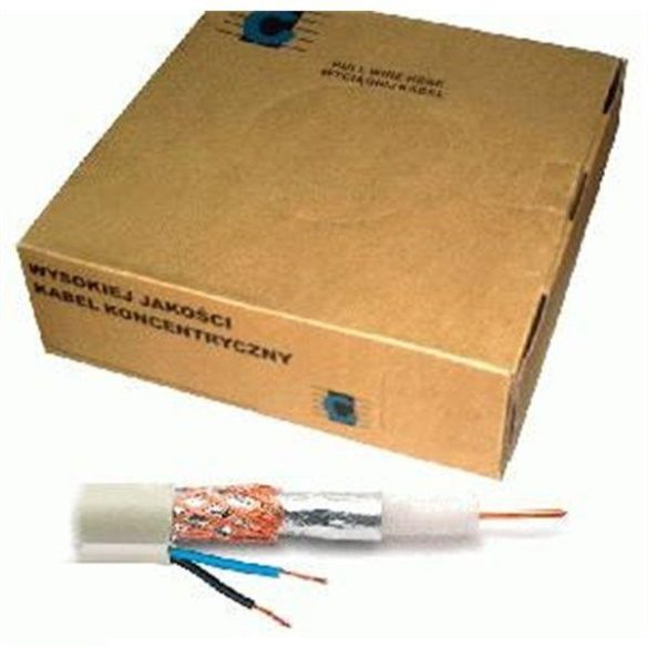 Cabletech Koax kábel RG-59 + 2x0,5mm - 7802